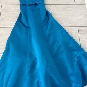 Jessica McClintok Aqua Gown
